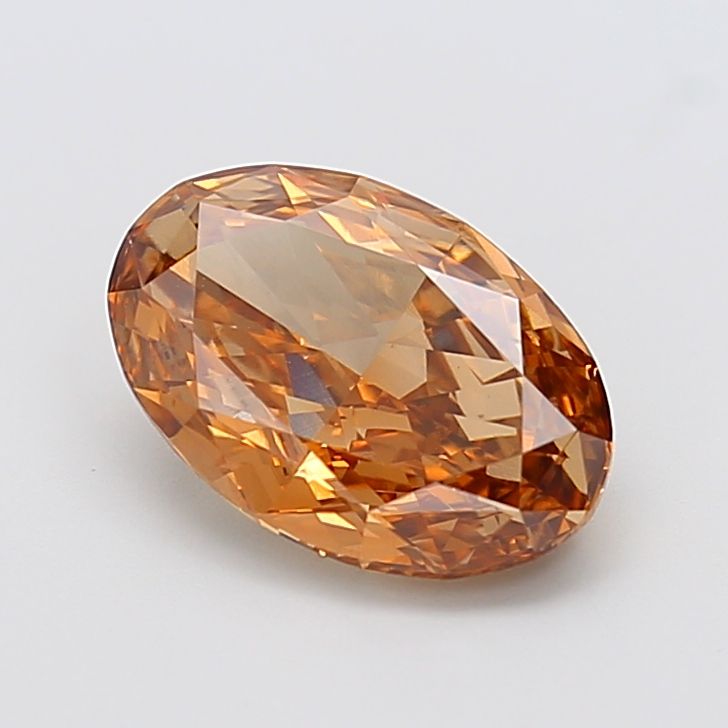 Oval Fancy Brown Lab-grown Diamond 3.03ct VS1 loose diamond