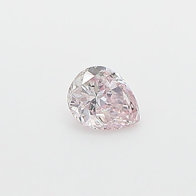 Pear Fancy Light Pink Natural Diamond 0.13ct loose diamond