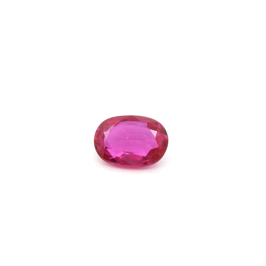 Oval Red Ruby 0.99ct loose gemstone