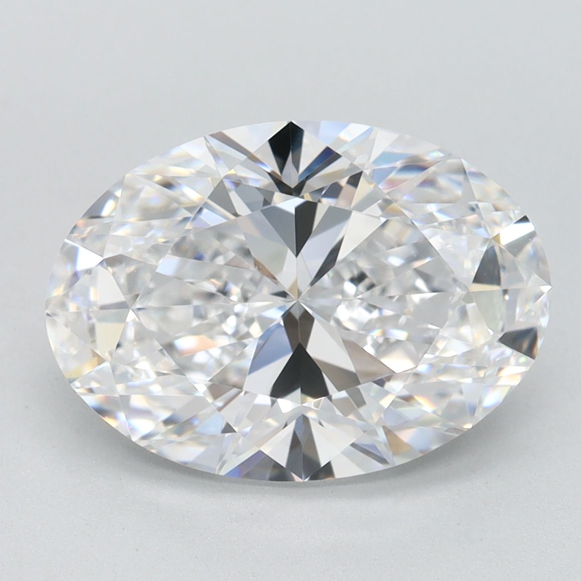 Oval Lab-Grown Diamond 3.39ct D FL