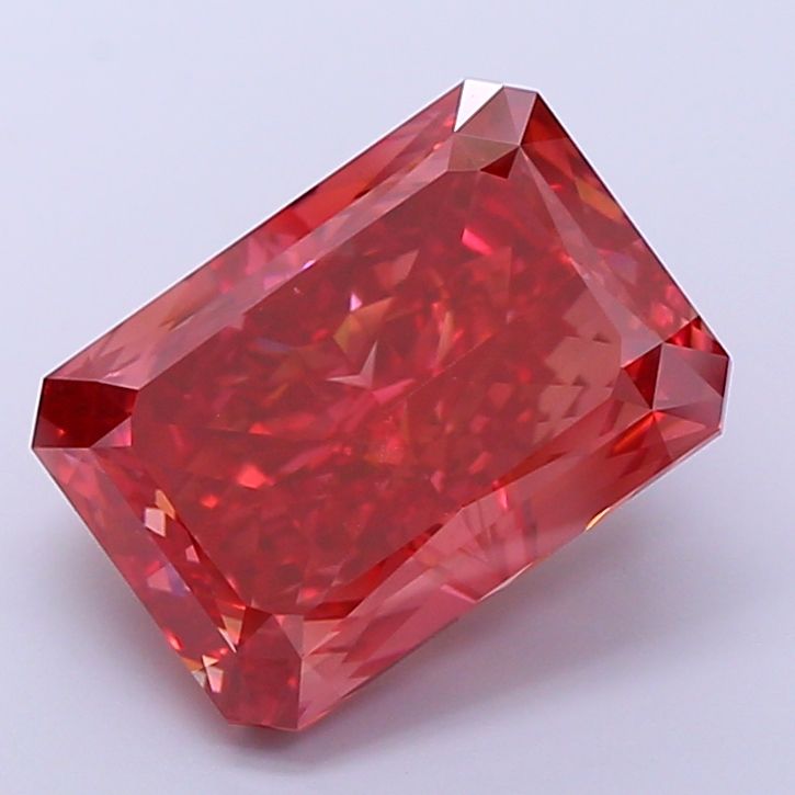 Radiant Fancy Vivid Red Lab-grown Diamond 11.01ct VS1 loose diamond