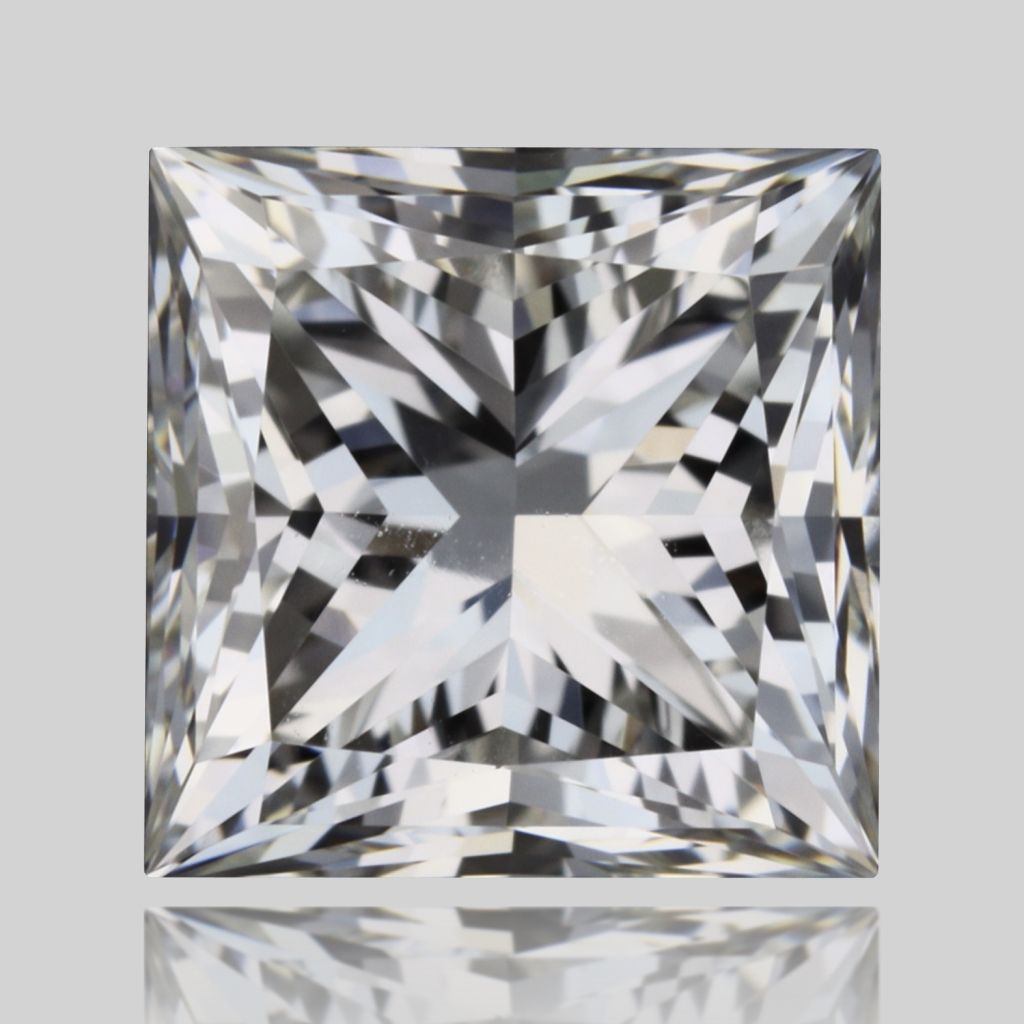 Princess Natural Diamond 0.90ct J IF