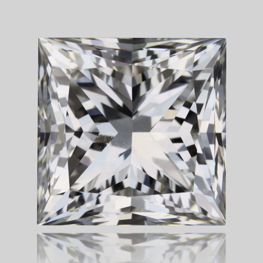 Princess Natural Diamond 0.90ct J IF