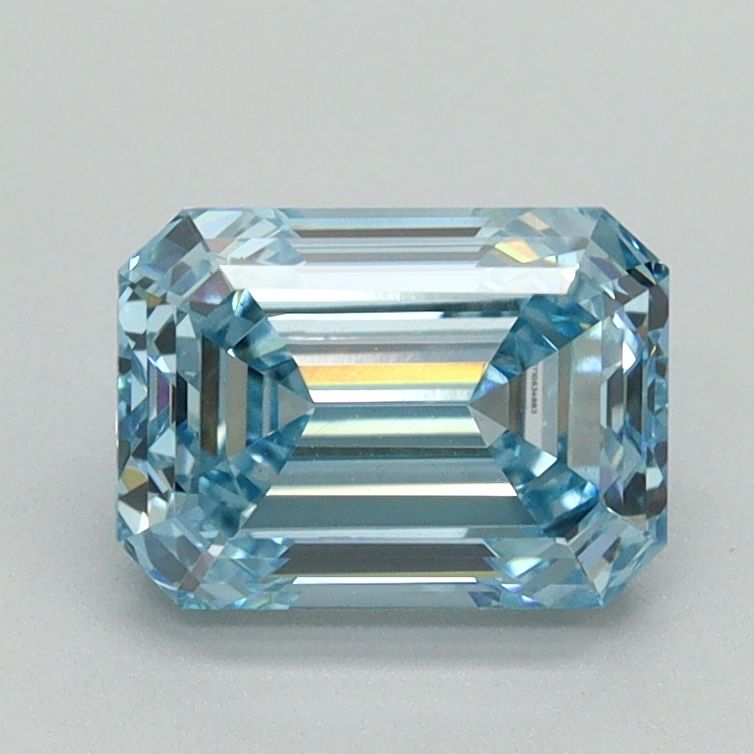 Emerald Fancy Intense Blue Lab-grown Diamond 1.5ct VS1 loose diamond