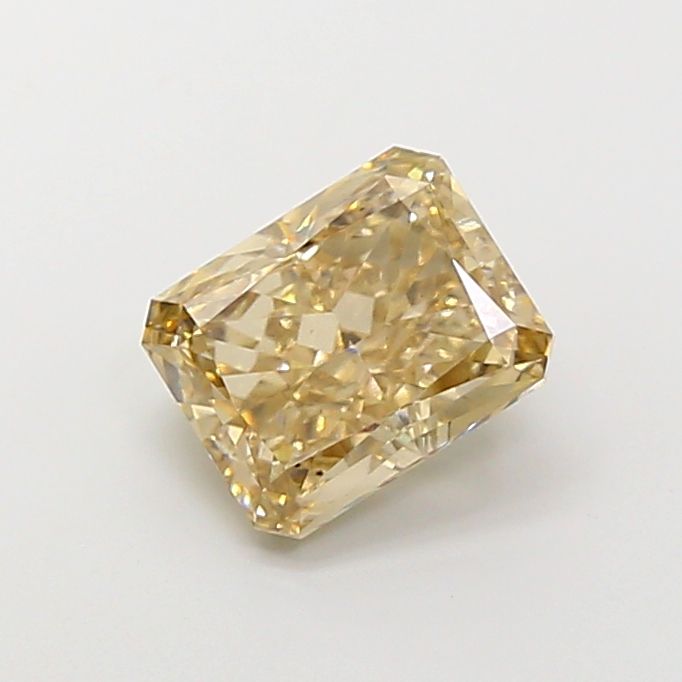 Radiant Fancy Light Gray Yellow Lab-grown Diamond 3.1ct VS2 loose diamond