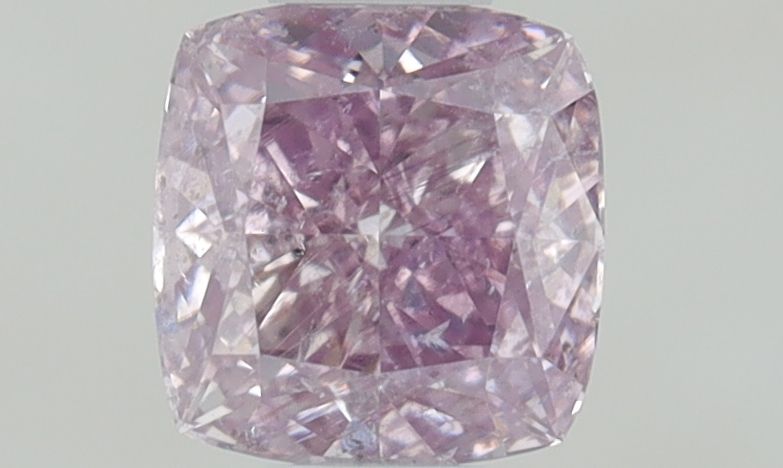Cushion Fancy Purple Pink Natural Diamond 0.32ct SI2 loose diamond