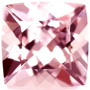 Cushion Pink Morganite 0.93ct loose gemstone