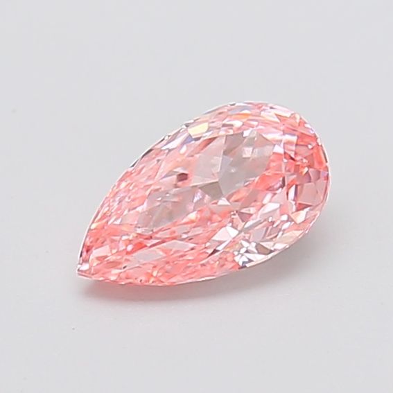 Pear Fancy Vivid Pink Lab-grown Diamond 0.92ct VS1 loose diamond