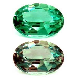Oval Green Alexandrite 0.16ct loose gemstone