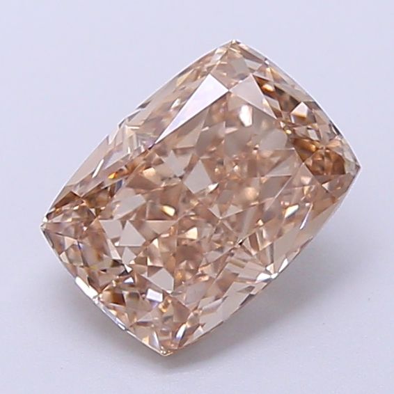 Cushion Fancy Light Brown Lab-grown Diamond 1.52ct VS1 loose diamond