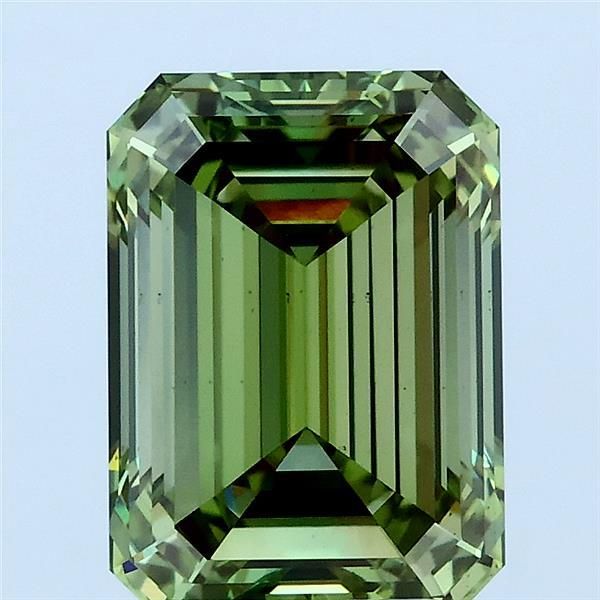 Emerald Fancy Vivid Green Lab-grown Diamond 3.05ct VS2 loose diamond