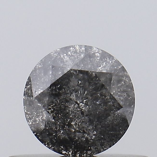 Round Salt And Pepper Natural Diamond 0.37ct I3 loose diamond