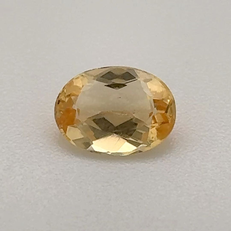 Oval Yellow Topaz 0.565ct loose gemstone
