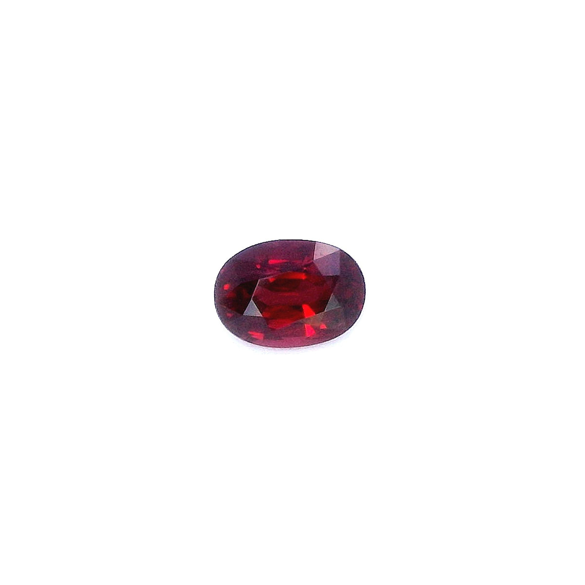 Oval Red Ruby 0.66ct loose gemstone