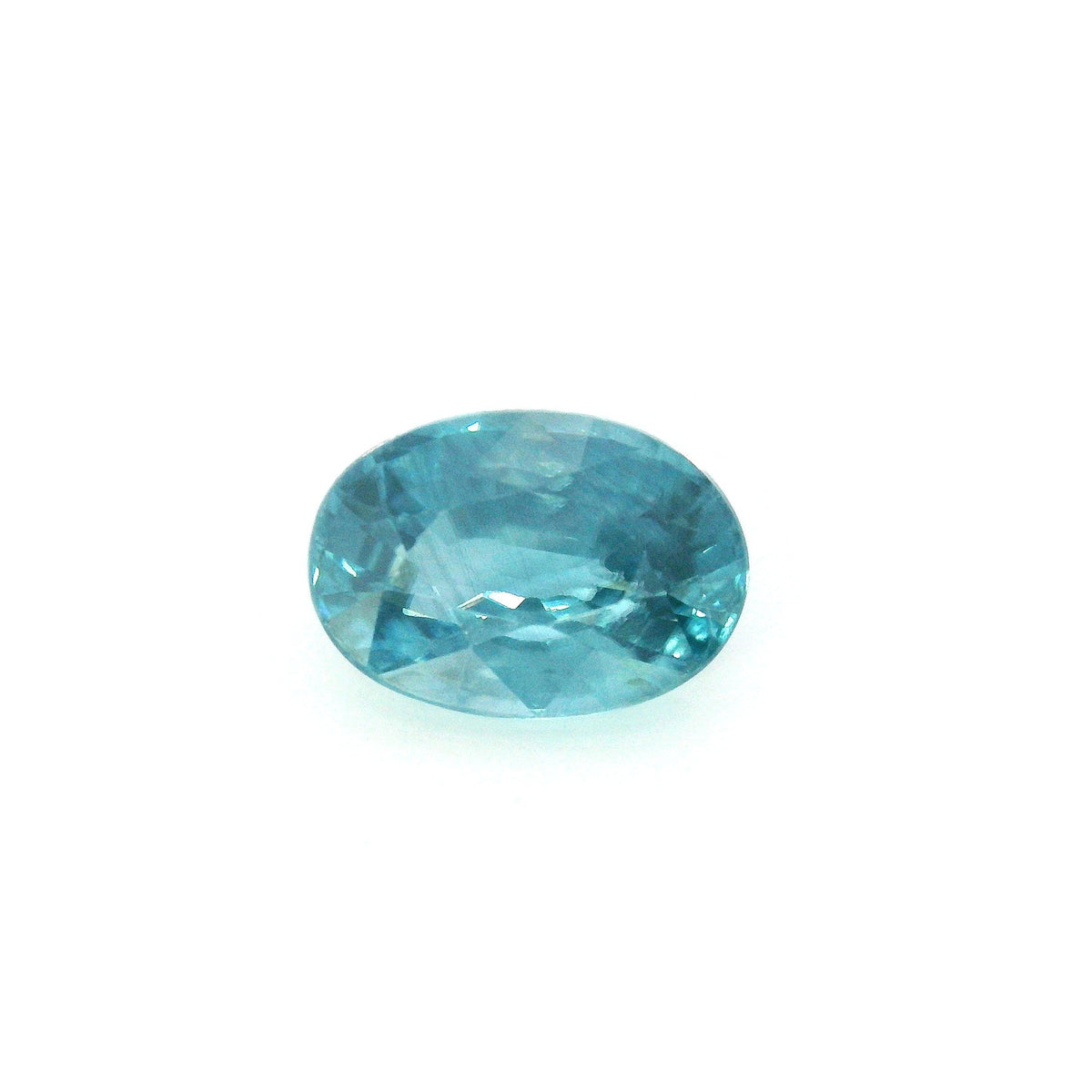 Oval Blue Zircon 4ct loose gemstone