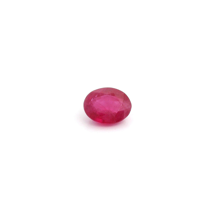 Oval Red Ruby 0.6ct loose gemstone