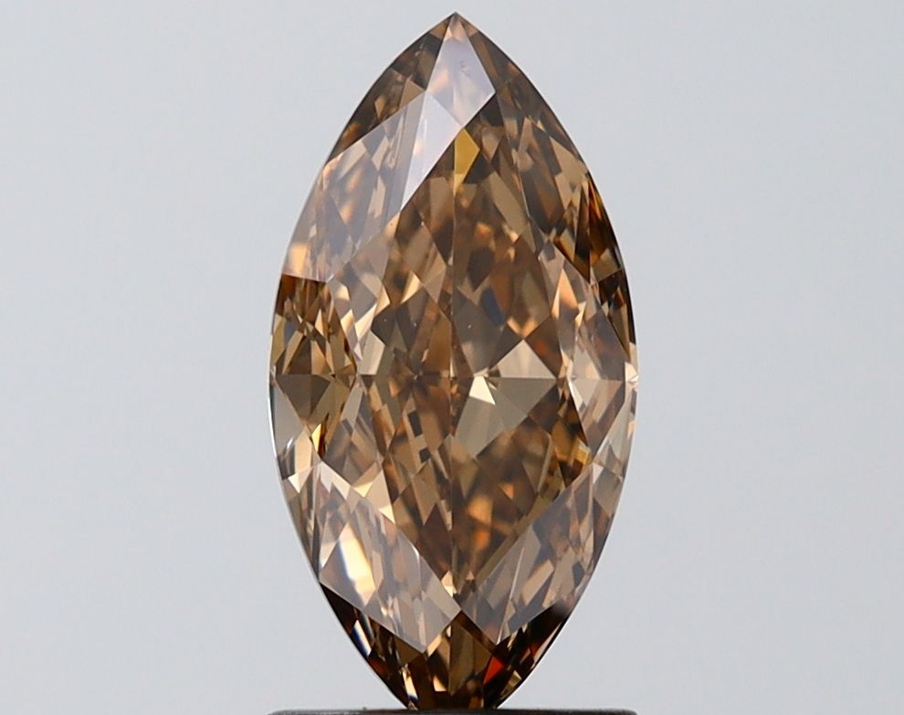 Marquise Fancy Brown Lab-grown Diamond 1.73ct VVS2 loose diamond