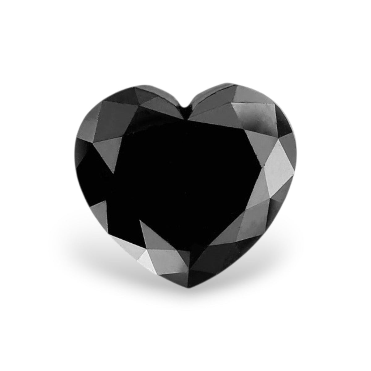 Heart Black Natural Diamond 6.61ct loose diamond