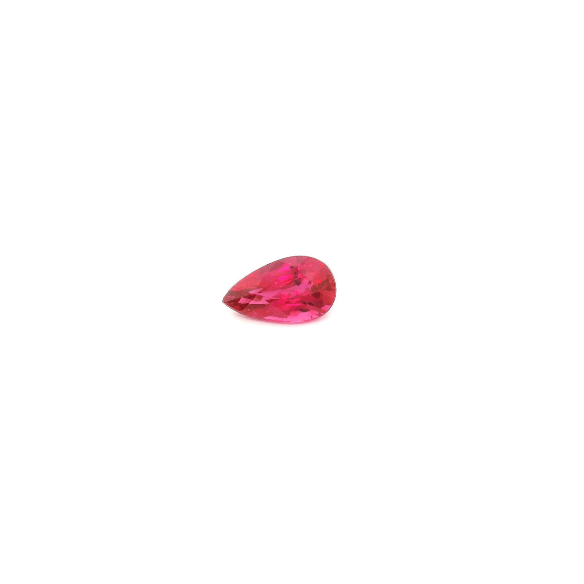 Pear Red Ruby 0.3ct loose gemstone