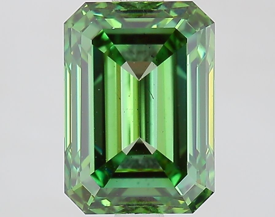 Emerald Fancy Vivid Green Lab-grown Diamond 2.56ct SI1 loose diamond