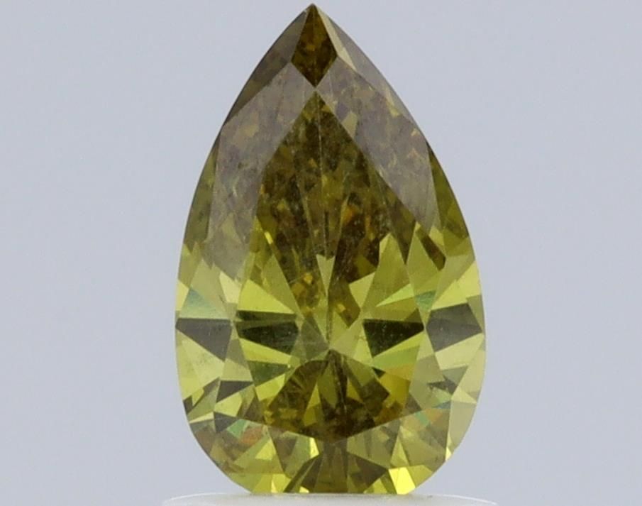 Pear Green Lab-grown Diamond 1.01ct VS2 loose diamond