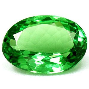Oval Green Garnet 1.22ct loose gemstone