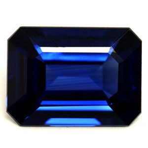 Emerald Blue Sapphire 0.95ct loose gemstone