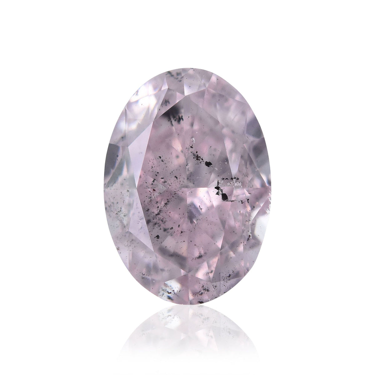 Oval Fancy Pink Purple Natural Diamond 1.09ct loose diamond