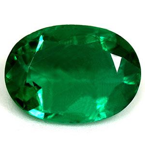 Oval Green Emerald 1.5ct loose gemstone