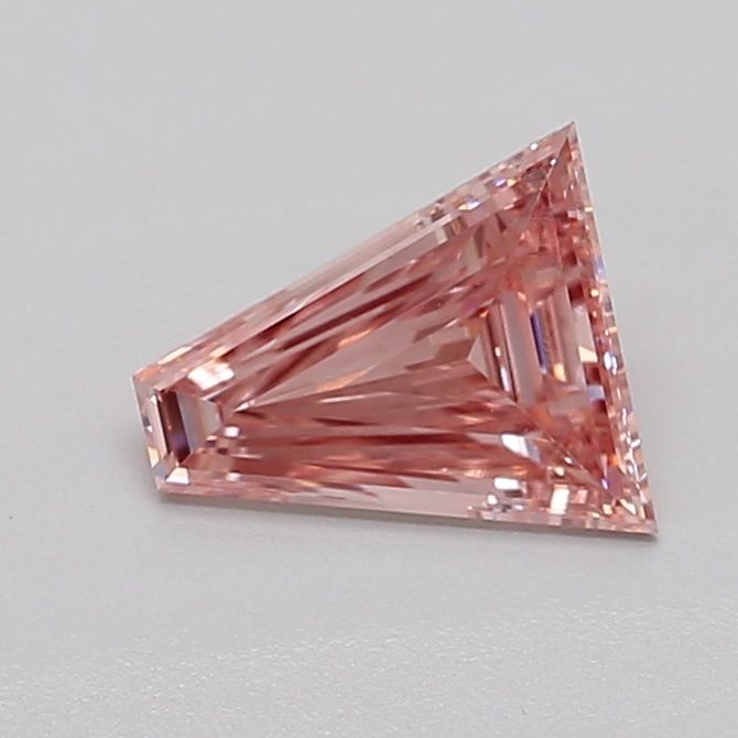 Tapered Baguette Fancy Intense Pink Lab-grown Diamond 0.63ct VS1 loose diamond