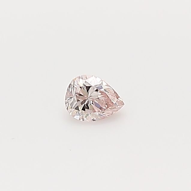 Pear Light Pink Natural Diamond 0.05ct loose diamond