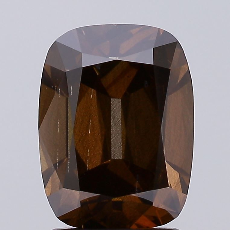 Cushion Fancy Light Brown Lab-grown Diamond 2.06ct SI2 loose diamond