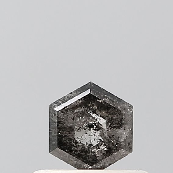Hexagonal Salt And Pepper Natural Diamond 0.33ct VVS2 loose diamond