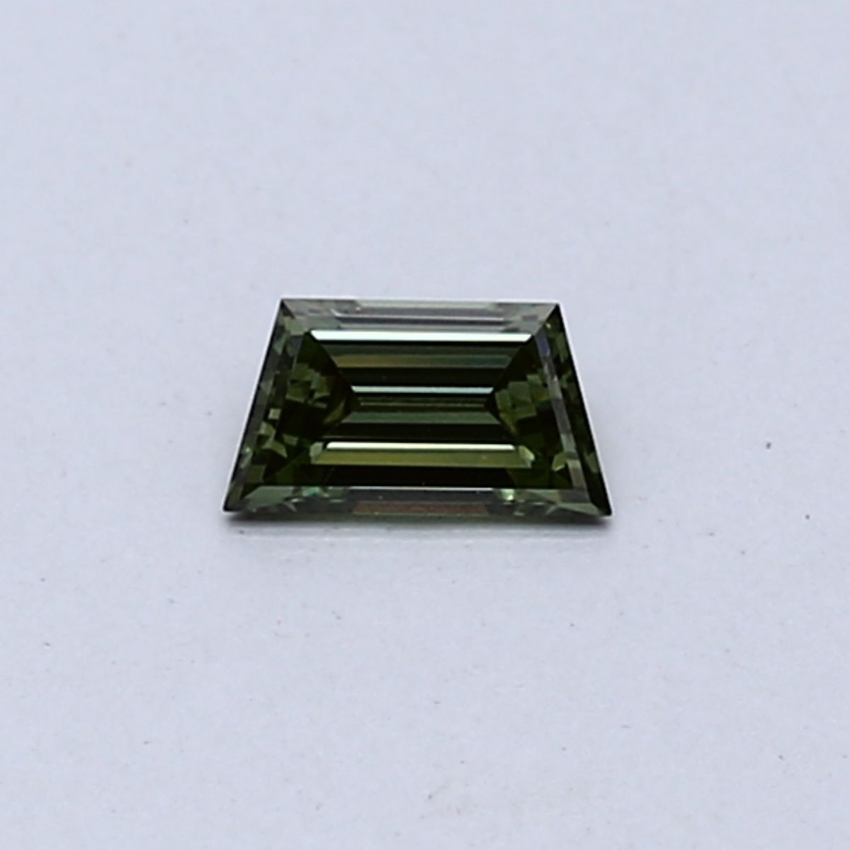 Trapezoid Fancy Vivid Green Lab-grown Diamond 0.18ct VS1 loose diamond