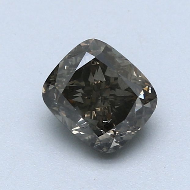 Cushion Fancy Dark Gray Natural Diamond 1.01ct loose diamond