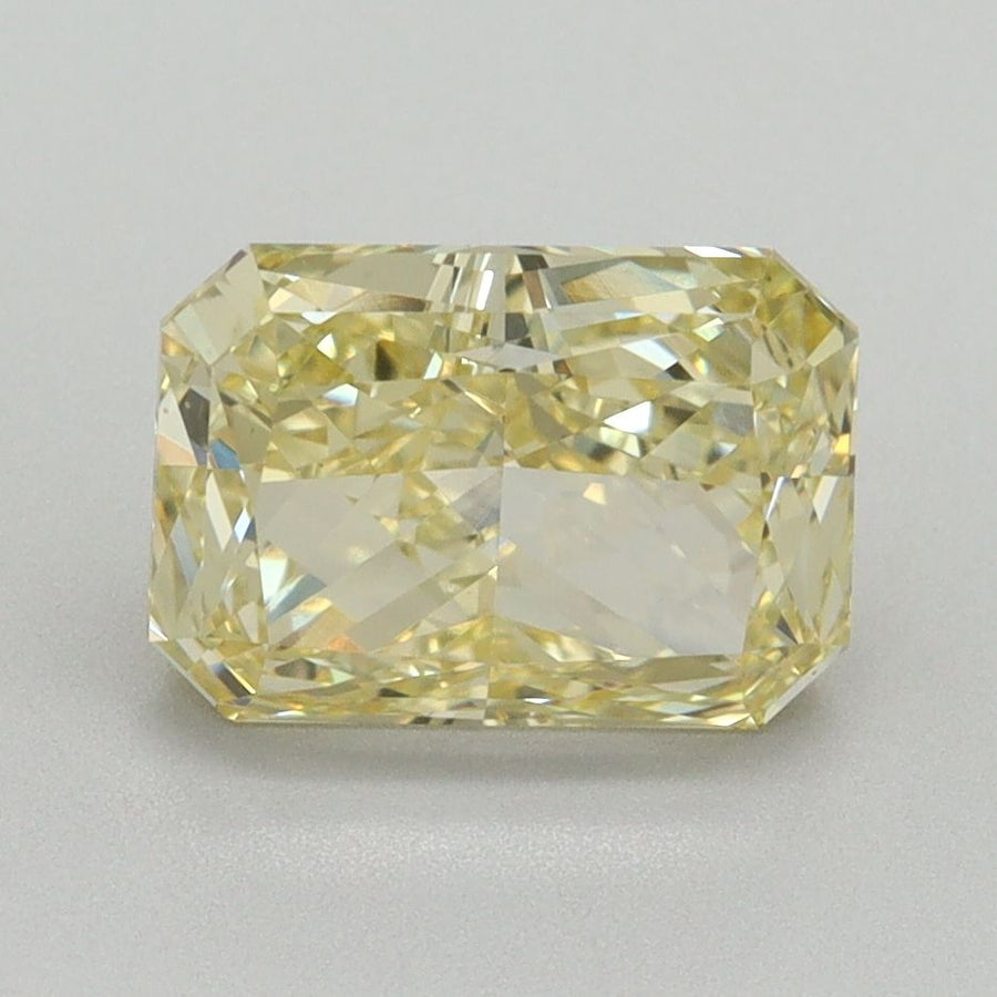 Radiant Fancy Vivid Yellow Lab-grown Diamond 2.27ct VVS2 loose diamond