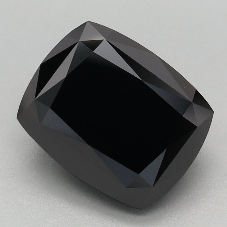 Cushion Fancy Black Lab-grown Diamond 2.52ct loose diamond
