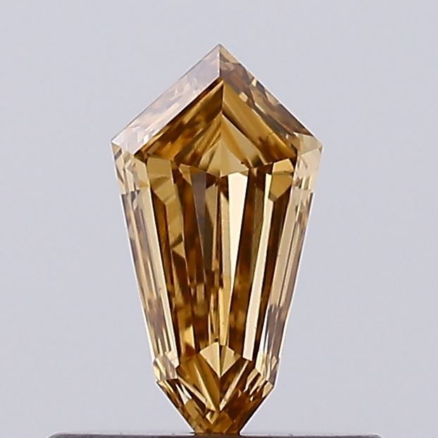 Shield Fancy Brown Yellow Lab-grown Diamond 0.34ct VS1 loose diamond