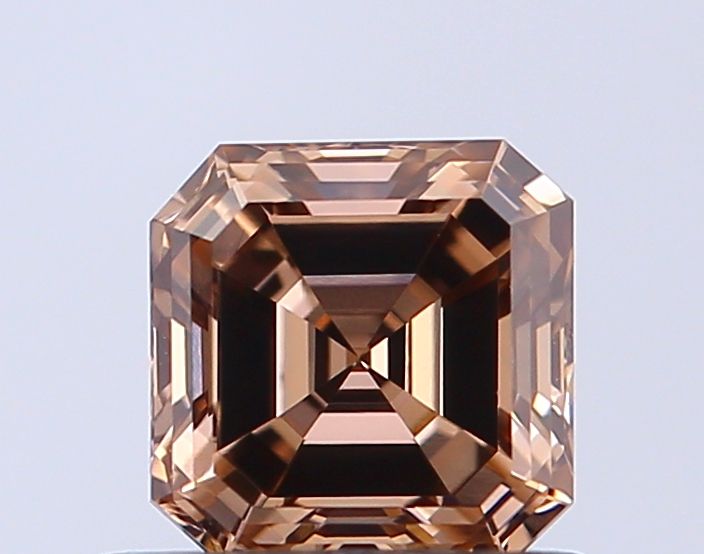 Asscher Fancy Brown Lab-grown Diamond 0.75ct VVS2 loose diamond