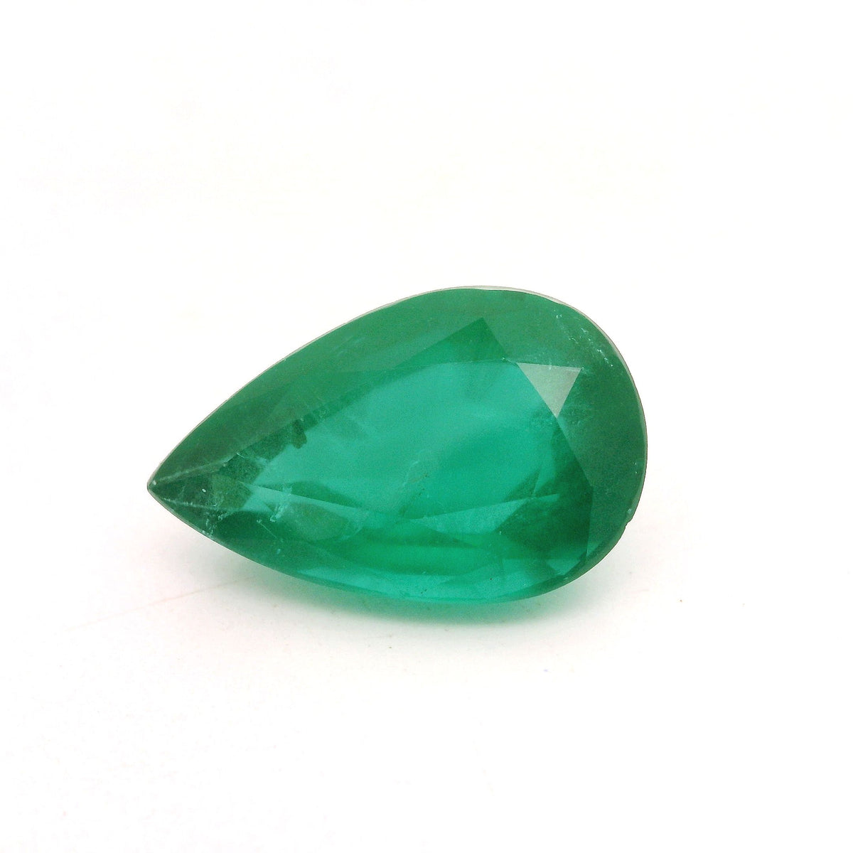 Pear Green Emerald 6.15ct loose gemstone