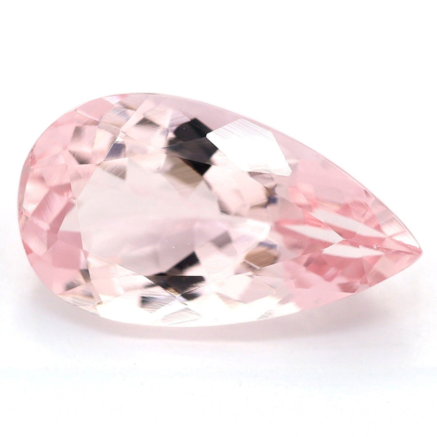 Pear Pink Morganite 3.23ct loose gemstone