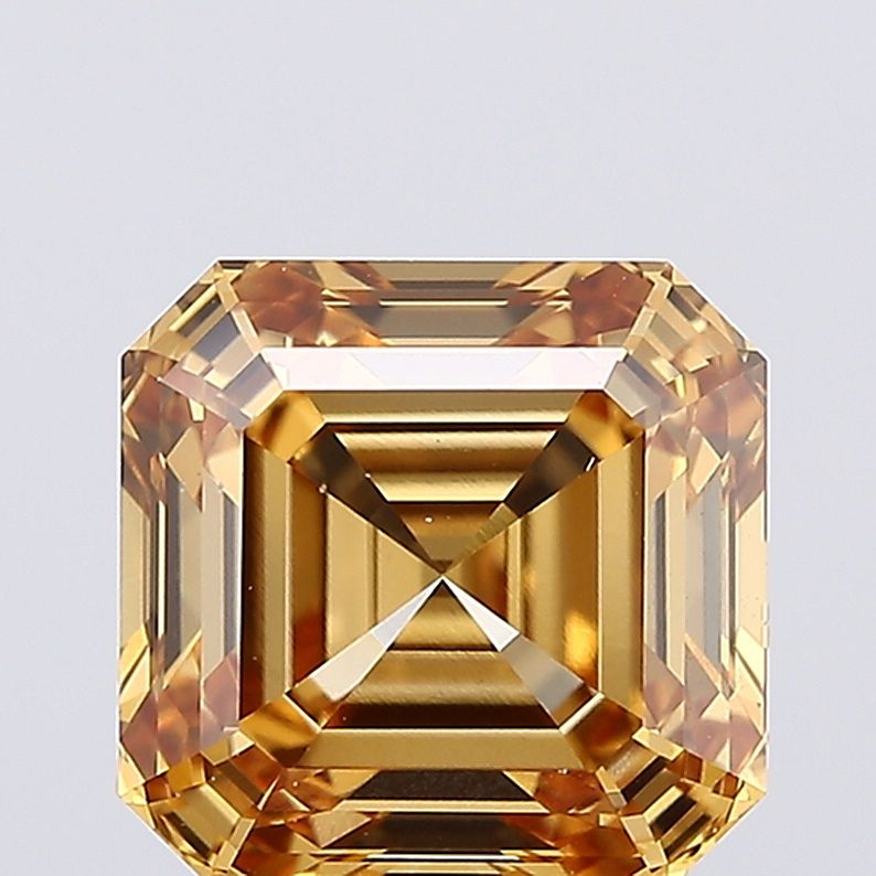 Asscher Fancy Brown Lab-grown Diamond 2.65ct VS1 loose diamond