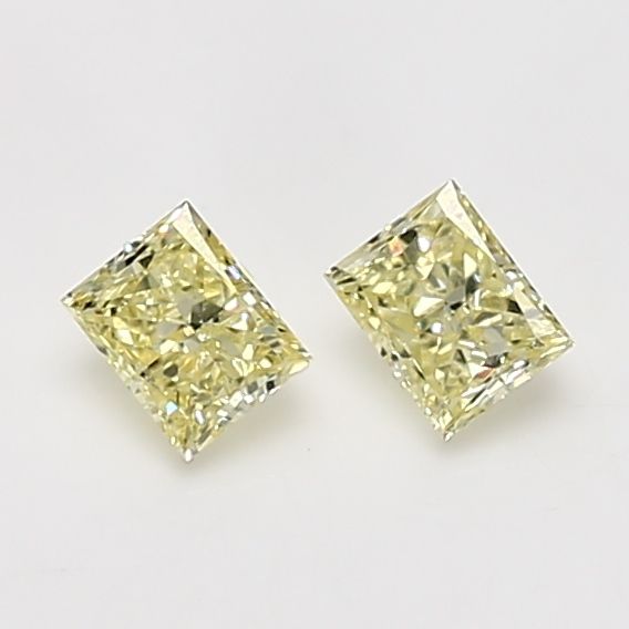 Princess Fancy Yellow Natural Diamond 0.24ct VS2 loose diamond
