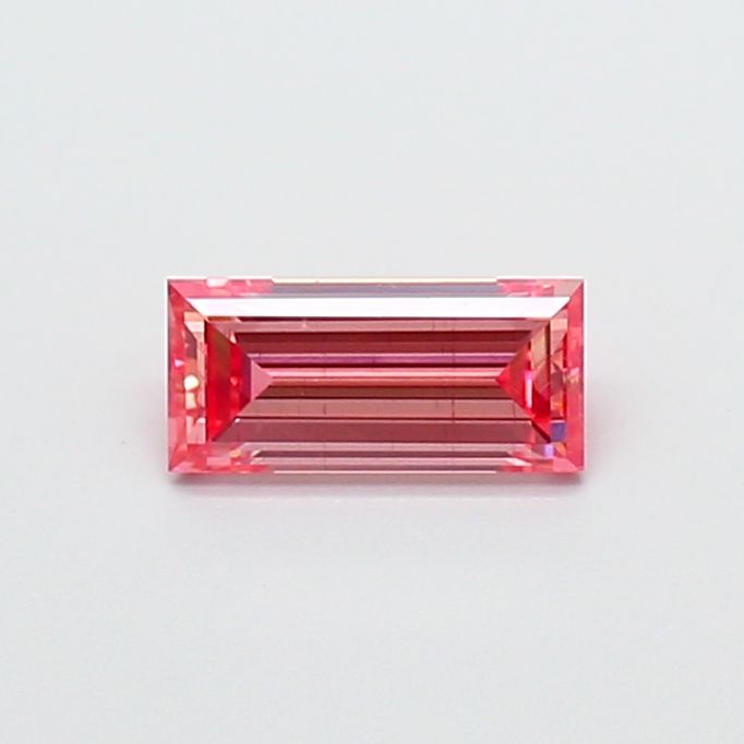 Baguette Fancy Vivid Pink Lab-grown Diamond 0.59ct VS1 loose diamond