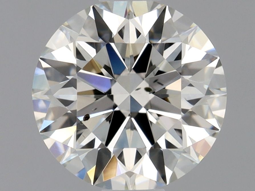Round Faint Yellowish Green Natural Diamond 0.74ct SI1 loose diamond