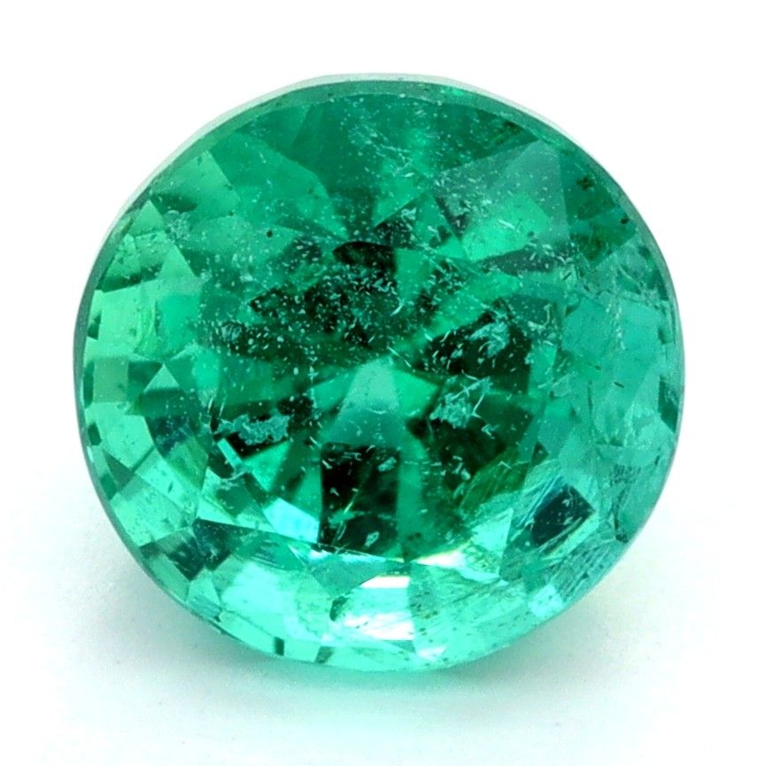 Round Green Emerald 1.45ct loose gemstone