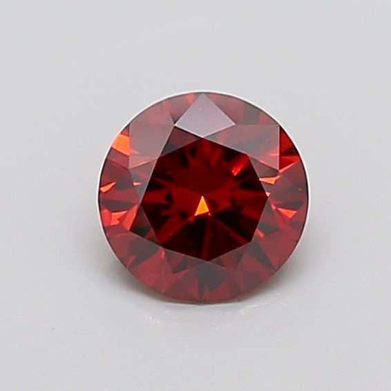 Round Fancy Deep Orange Lab-grown Diamond 1ct VS2 loose diamond