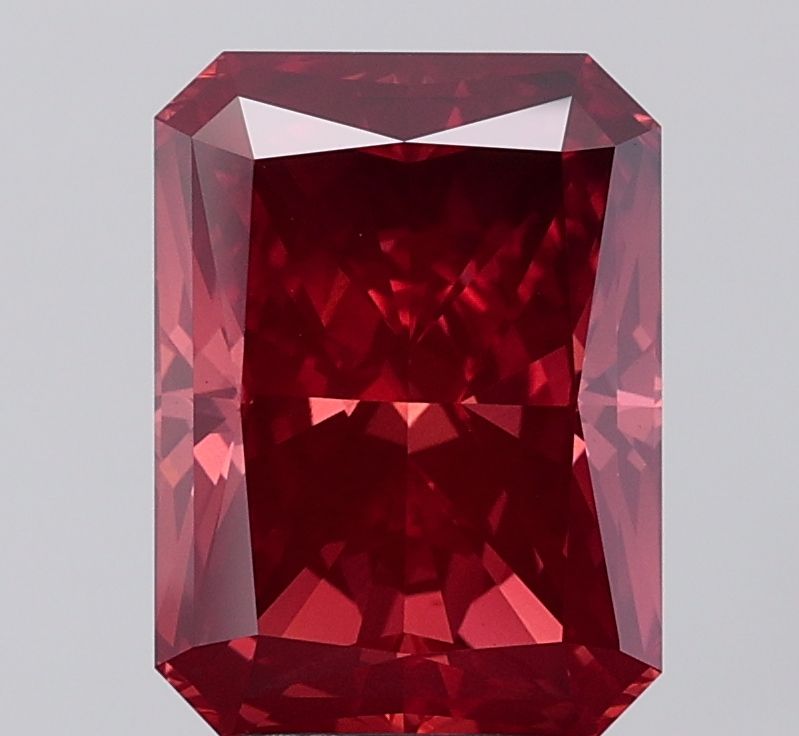 Radiant Fancy Deep Brownish Orange Lab-grown Diamond 4.54ct VS1 loose diamond