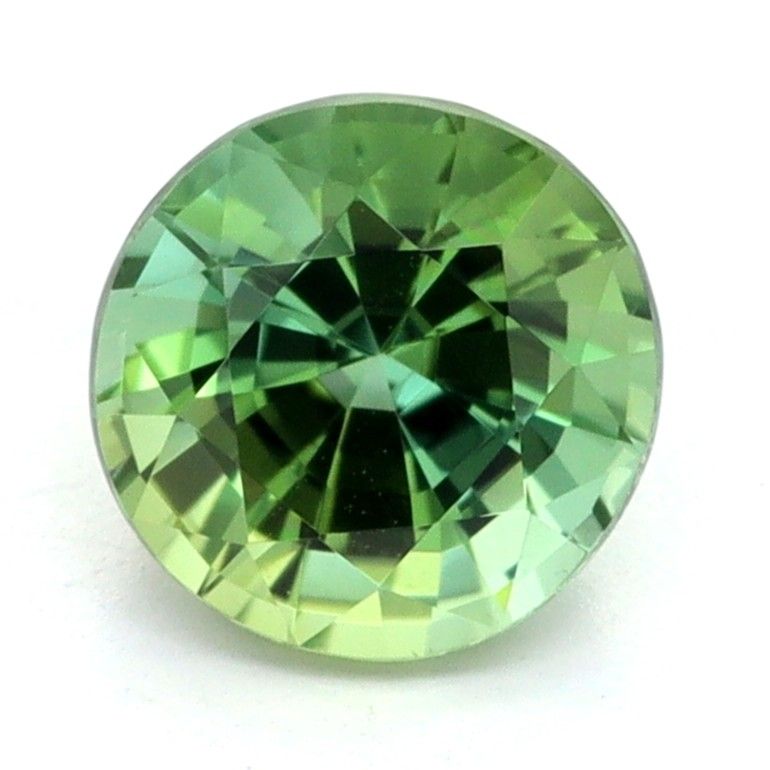 Round Green Tourmaline 0.84ct loose gemstone