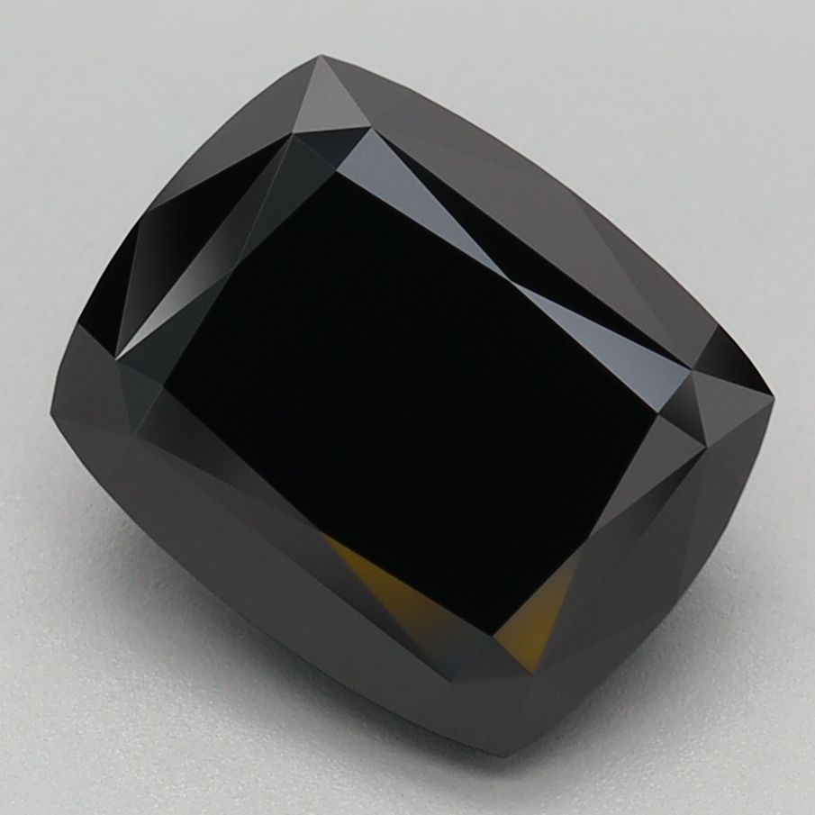 Cushion Fancy Black Lab-grown Diamond 2.58ct loose diamond